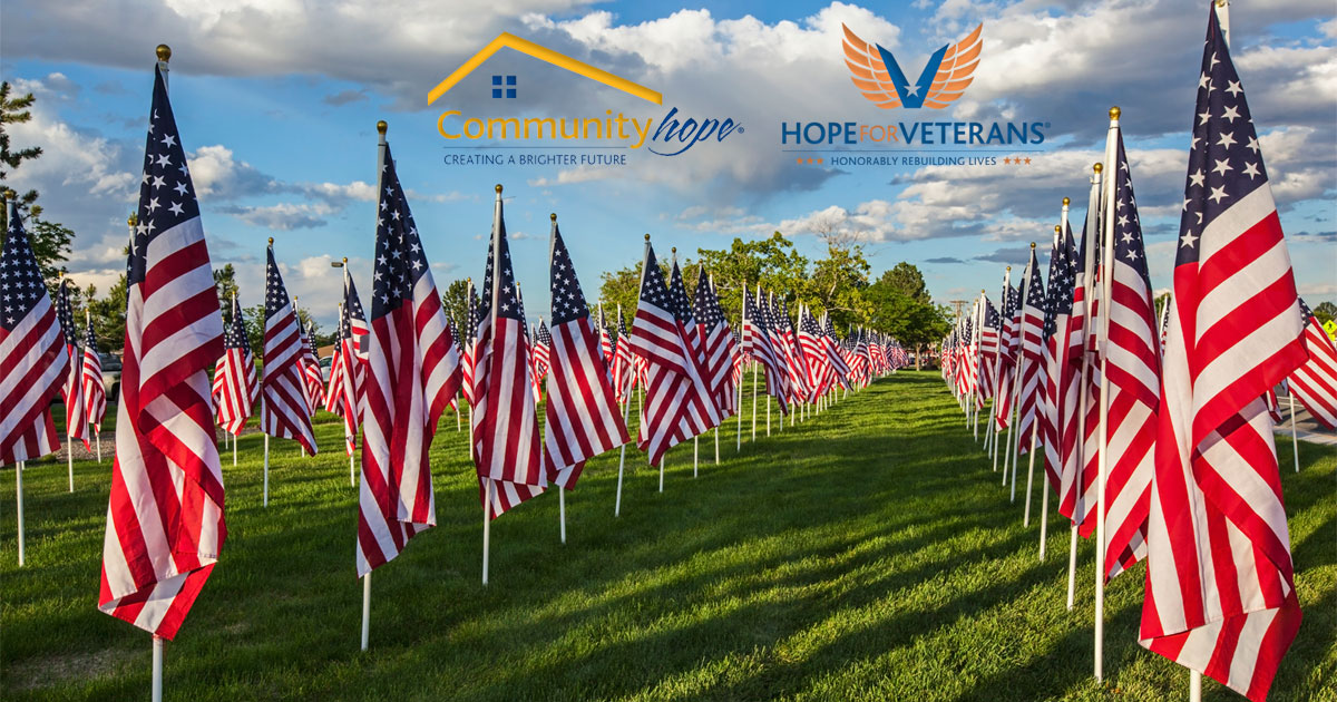 Flags of Honor and Gratitude' on Veterans Day in Liverpool